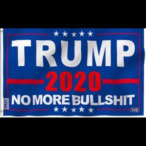 Trump MAGA KAG USA American Flag 🇺🇸 no more BS